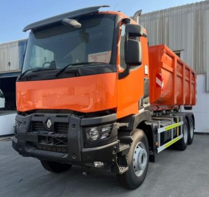 Renault K380 6×4,20cbm tipper with Hook Lift